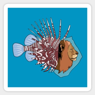 lion-fish Sticker